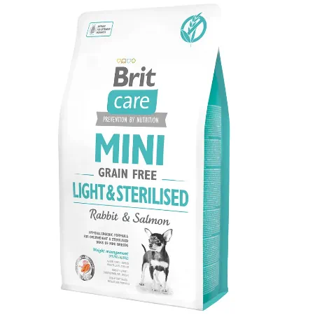 Brit Care Mini GF Light&Sterilised senioriruoka koiralle