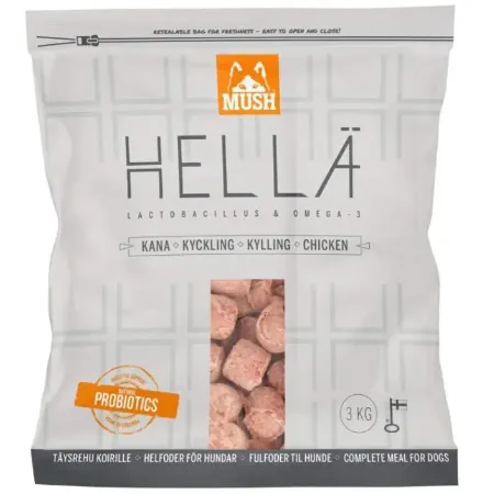 MUSH Hellä kana vanhan koiran raakaruoka