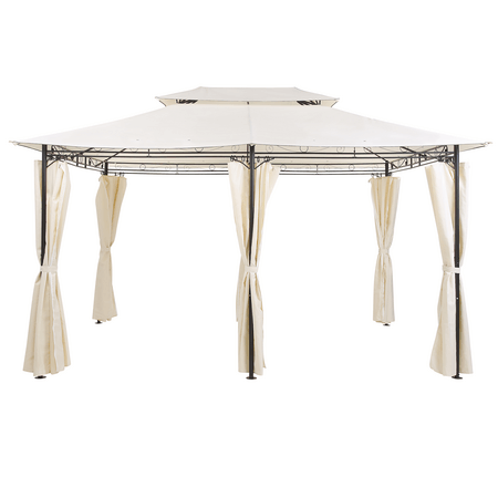 Paviljonki COLOS metalli 400 cm 300 cm Beige