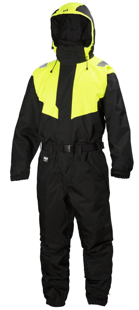 Helly Hansen Workwear Leknes Haalarit musta/huomioväri, keltainen Musta/Huomiokeltainen
